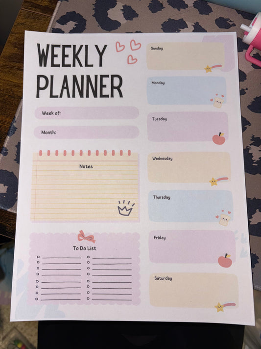 Weekly Planner Style 3