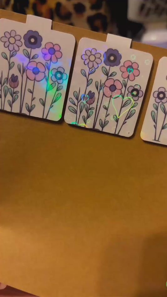 Magnetic Bookmark: Floral